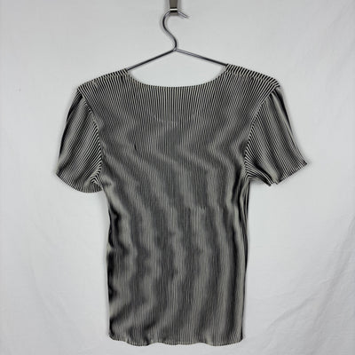 Issey Miyake Wavy Print Pleats Top