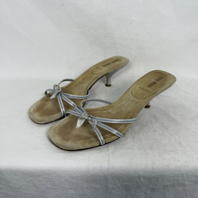 00s Miu Miu Bow Kitten Heels