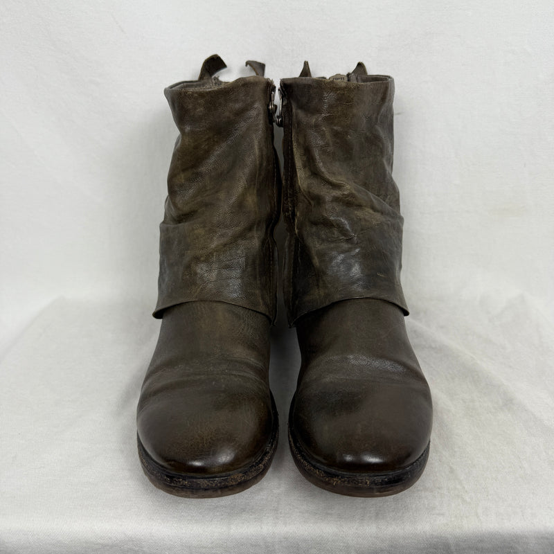 A.S.98 Layered Zipper Boot