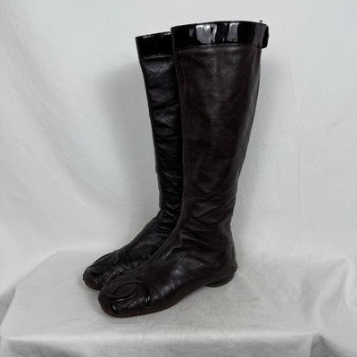 Chanel Moccasin Boots