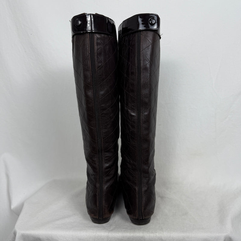 Chanel Moccasin Boots