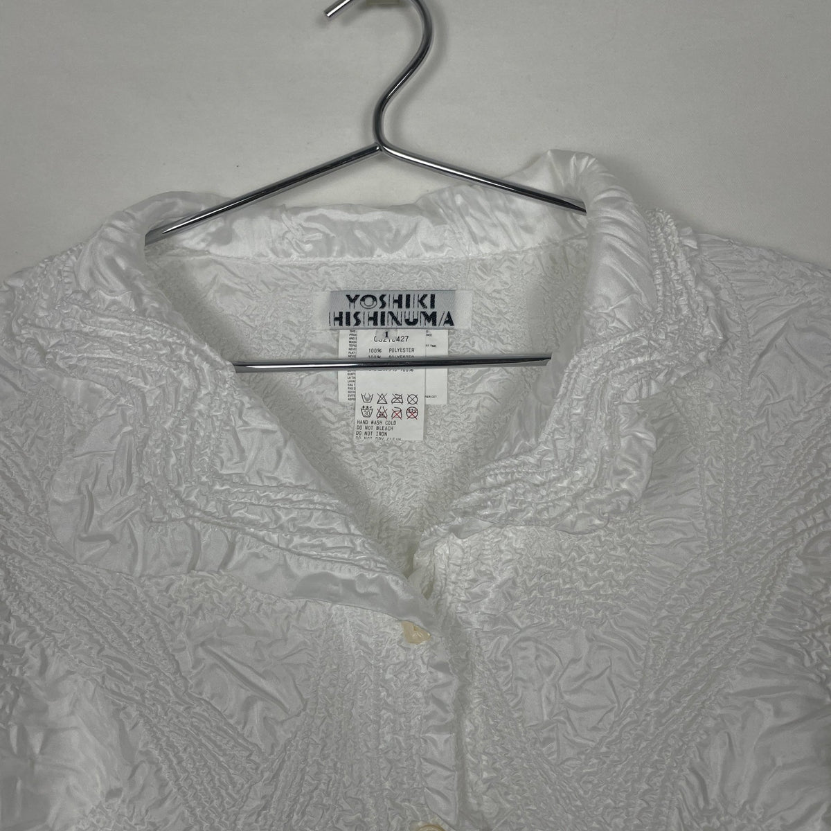 Yoshiki Hishinuma Scrunched Button Up Shirt – Boketto