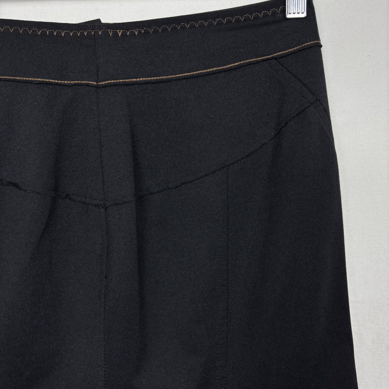 90s Marithe Francois & Girbaud Hem Frill Mini Skirt