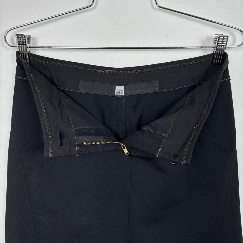 90s Marithe Francois & Girbaud Hem Frill Mini Skirt