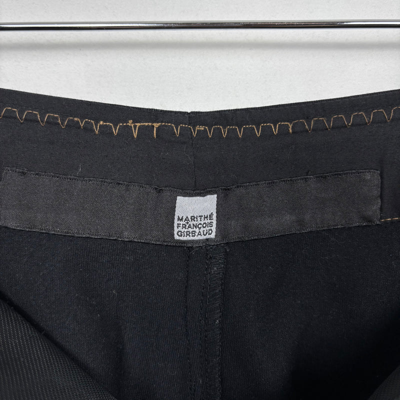 90s Marithe Francois & Girbaud Hem Frill Mini Skirt