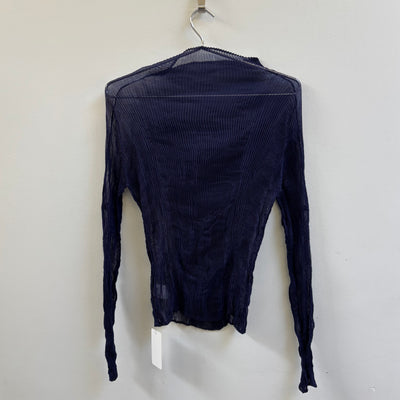 FW25 Issey Miyake Chiffon Twist Hi Neck Top
