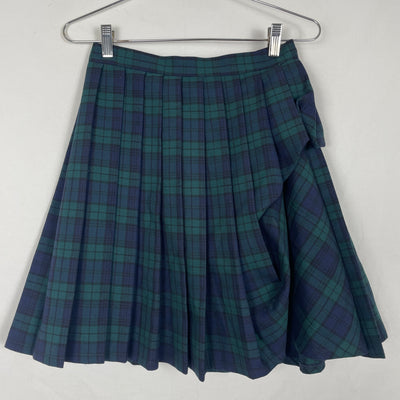 Y/Project Ruffled Pleated Plaid Skirt