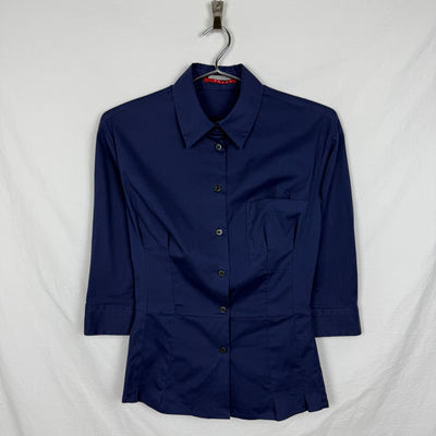 SS07 Prada Darted Button Up Shirt