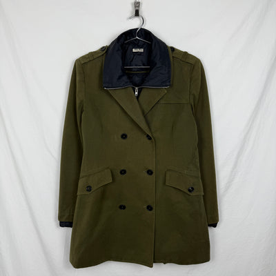 00s Miu Miu Double Layered Military Top Coat