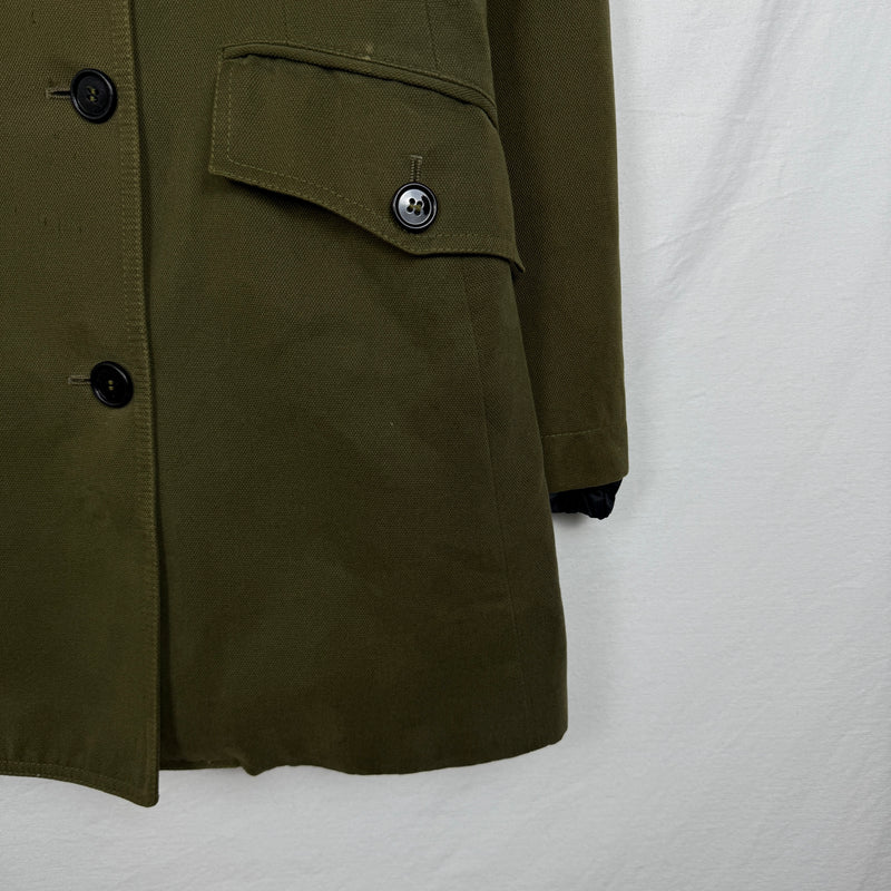 00s Miu Miu Double Layered Military Top Coat