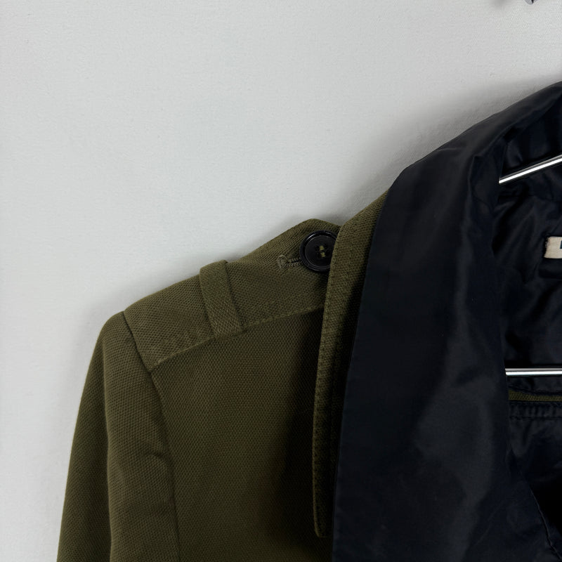 00s Miu Miu Double Layered Military Top Coat