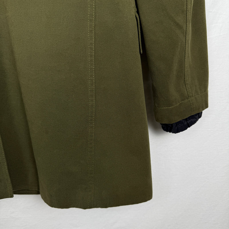 00s Miu Miu Double Layered Military Top Coat