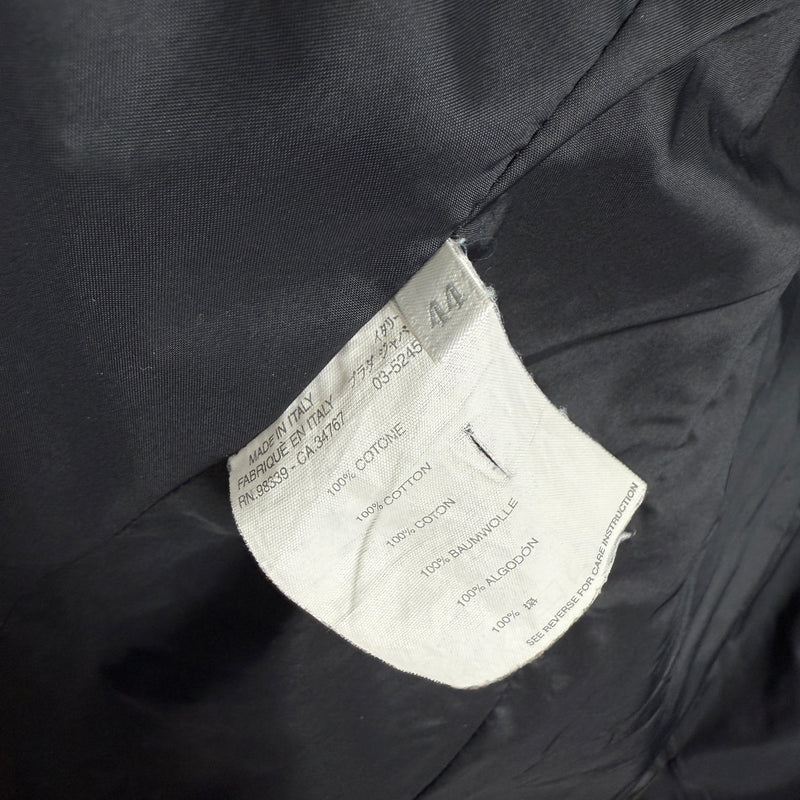 00s Miu Miu Double Layered Military Top Coat