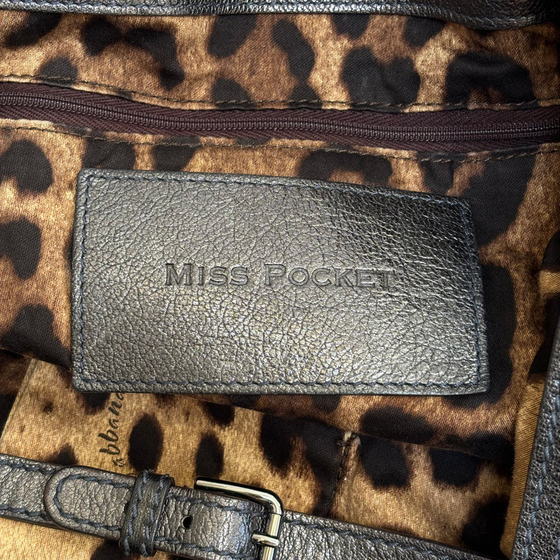 Dolce & Gabbana Miss Pocket Leather Tote Bag