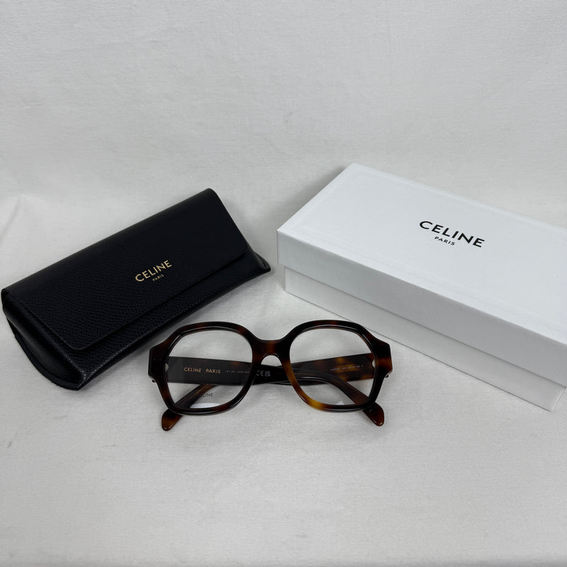 Celine Oversized Optical Glasses (tortoise shell)