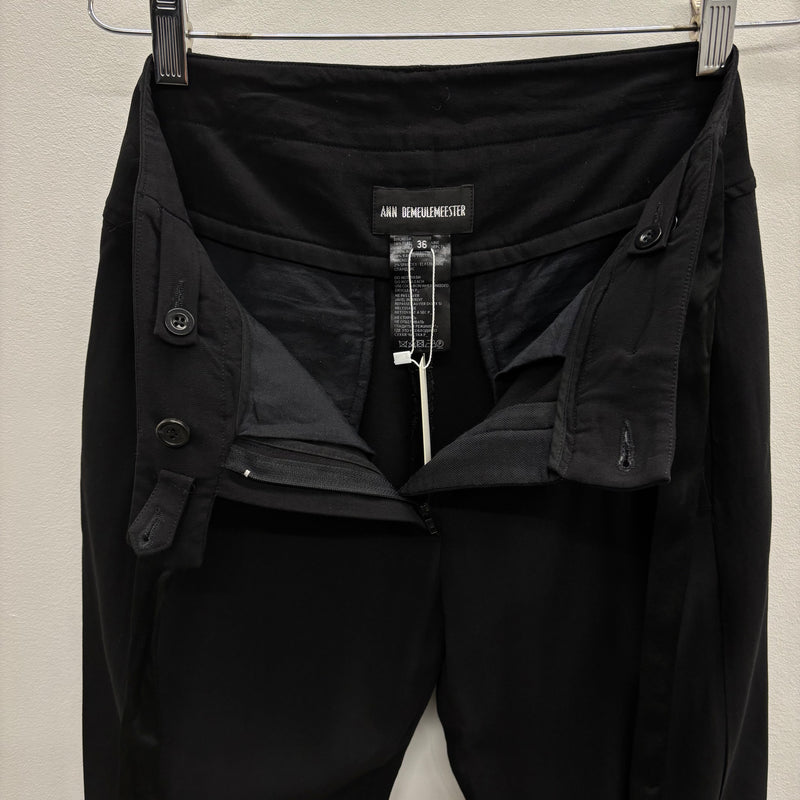 Ann Demeulemeester Side Tie Cropped Trousers