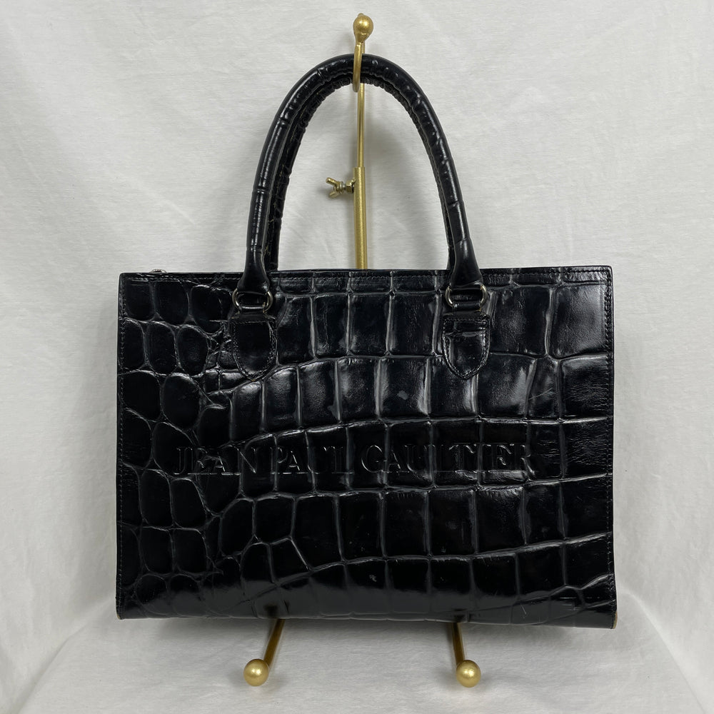 90s Jean Paul Gaultier Crocodile Document Bag