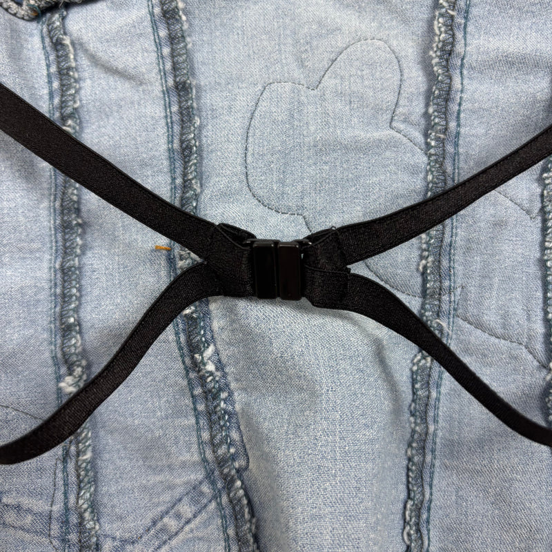 00s Dolce & Gabbana Denim Open Back Tank Top