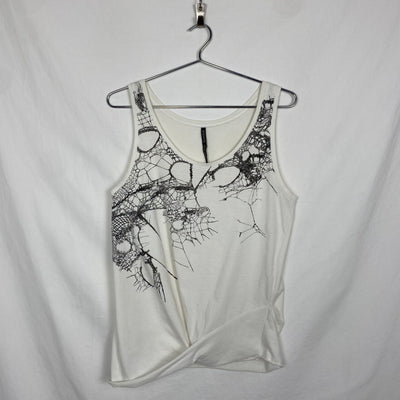 Plein Sud Jeanius Graphic Vest Top