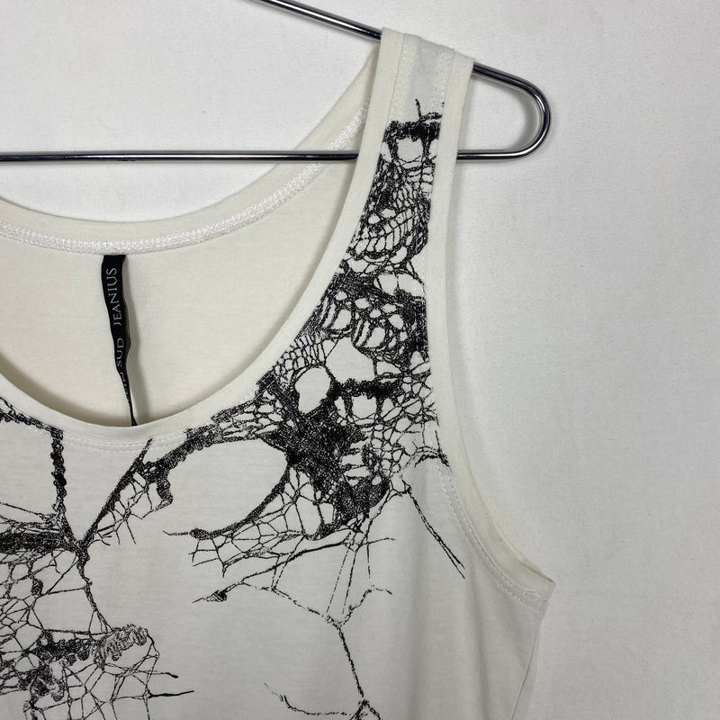 Plein Sud Jeanius Graphic Vest Top