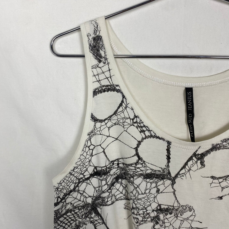 Plein Sud Jeanius Graphic Vest Top