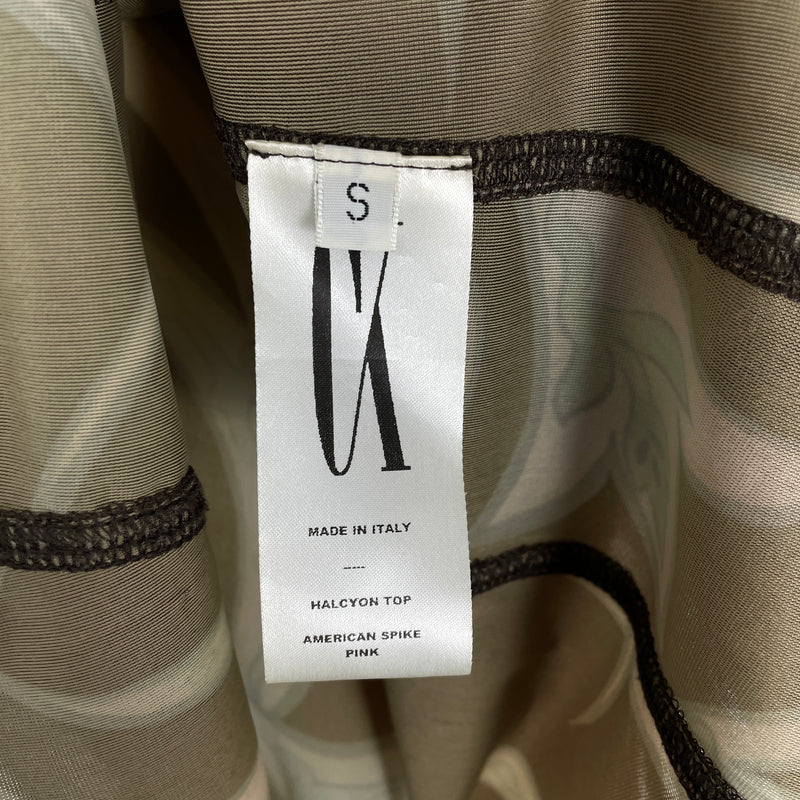 Charlotte Knowles Tattoo Mesh Top