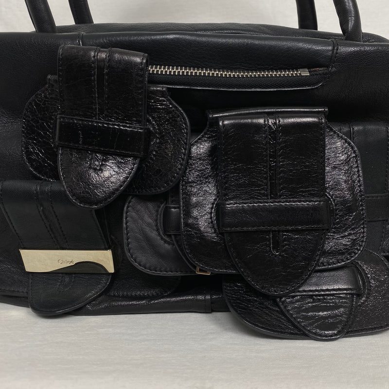 Chloe Saskia Leather Handbag By Phoebe Philo