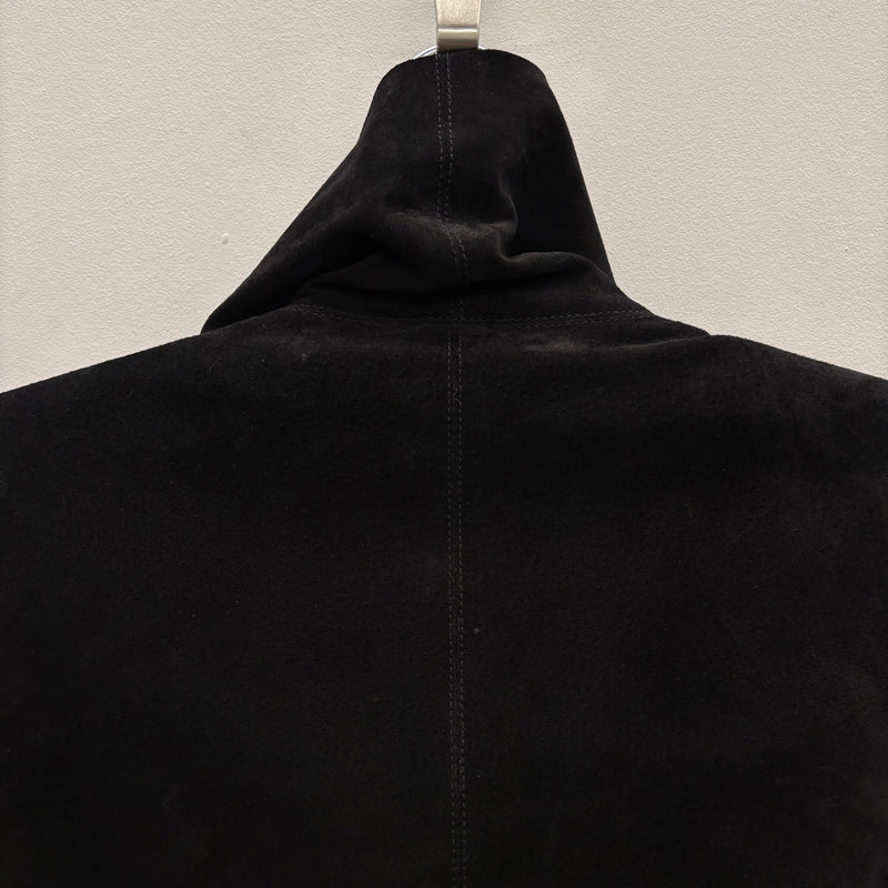 FW13 Rick Owens 'PLINTH' Suede Leather Motorcycle Jacket