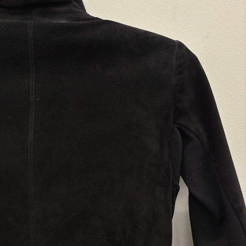 FW13 Rick Owens 'PLINTH' Suede Leather Motorcycle Jacket