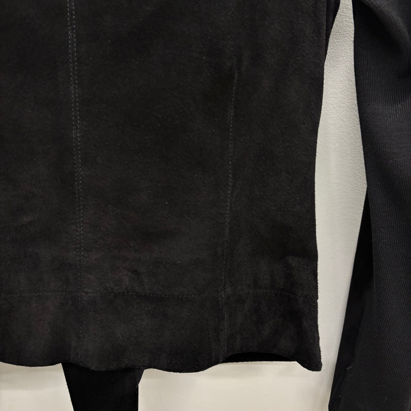 FW13 Rick Owens 'PLINTH' Suede Leather Motorcycle Jacket
