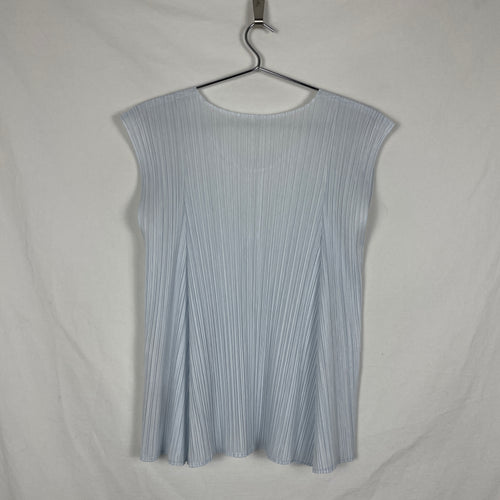Pleats Please Baby Blue Vest Top