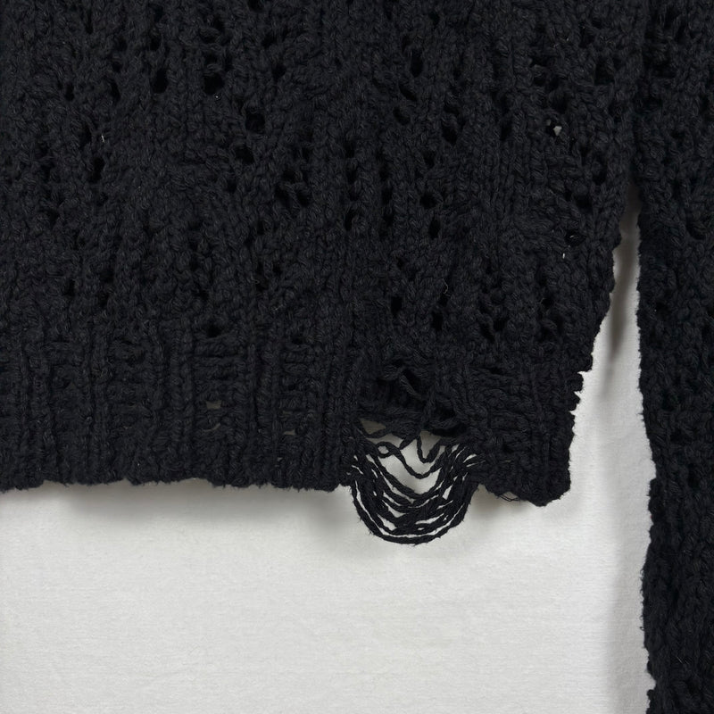 00s Dsquared2 Distressed Oversized Loose Knit Sweater