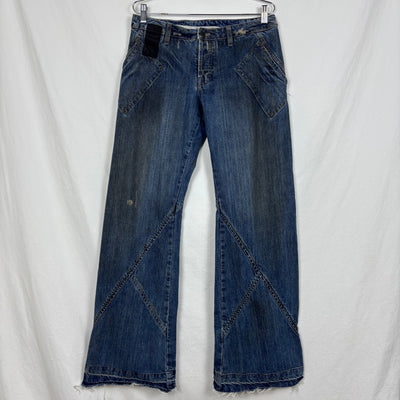 2001 Rick Owens Slab Spiral Cut Jeans