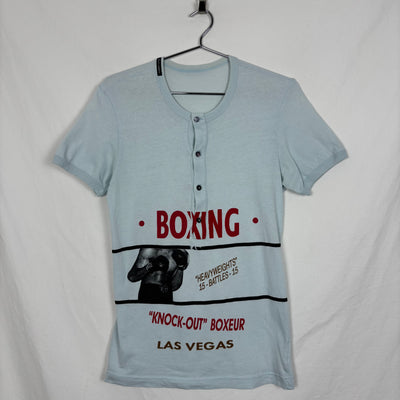 00s Dolce & Gabbana Boxing Graphic T-Shirt