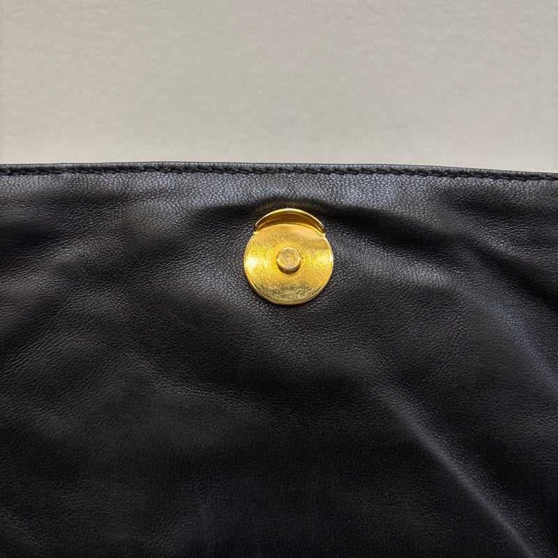 Prada Flame Leather Crossbody Clutch Bag