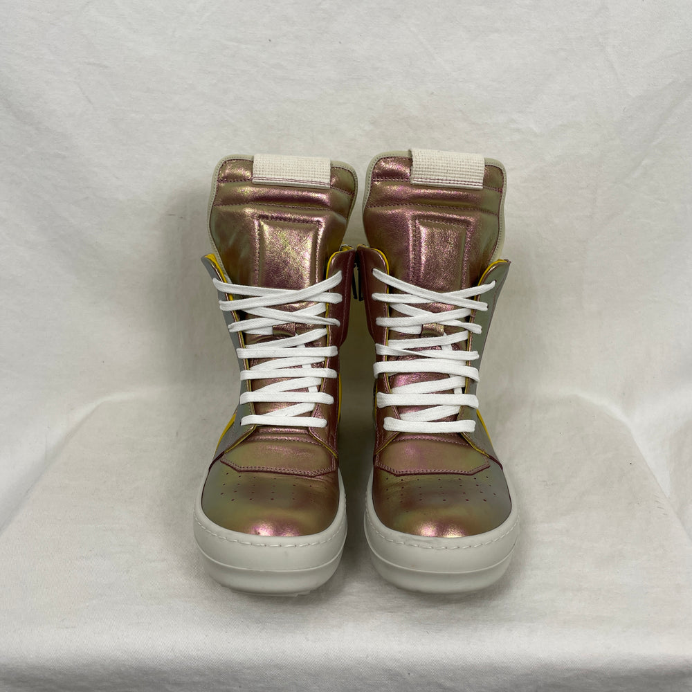 Rick Owens Pink Iridescent Geobasket