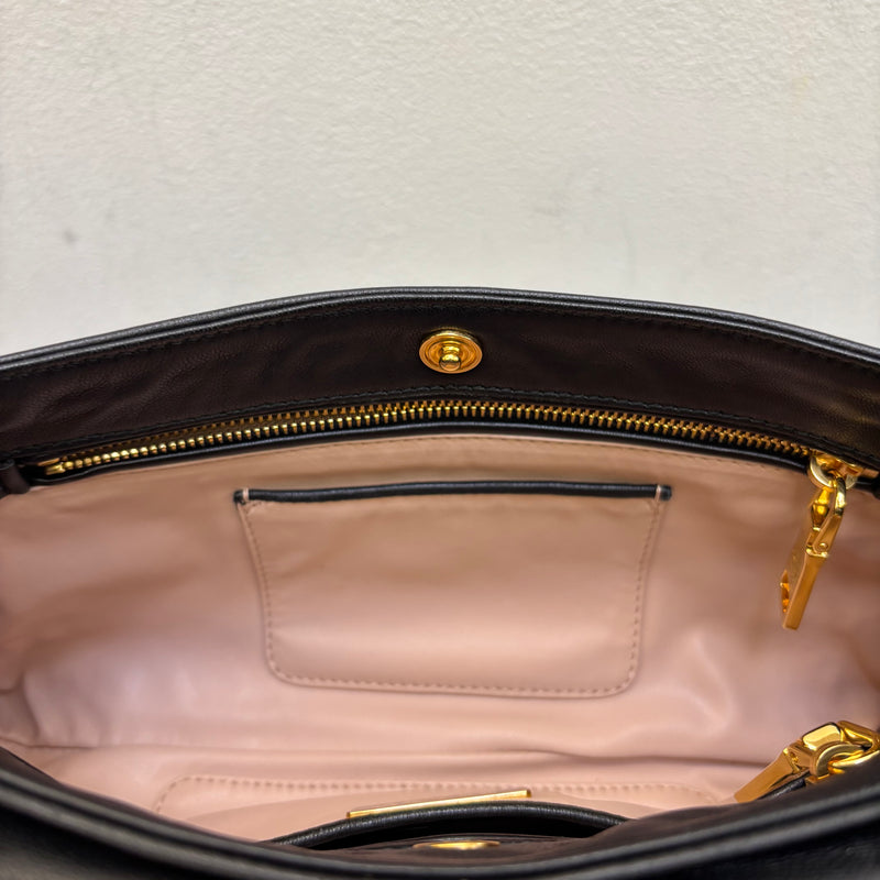 Prada Flame Leather Crossbody Clutch Bag