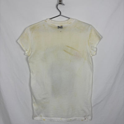 00s Dolce & Gabbana Distressed Domenico Graphic T-Shirt