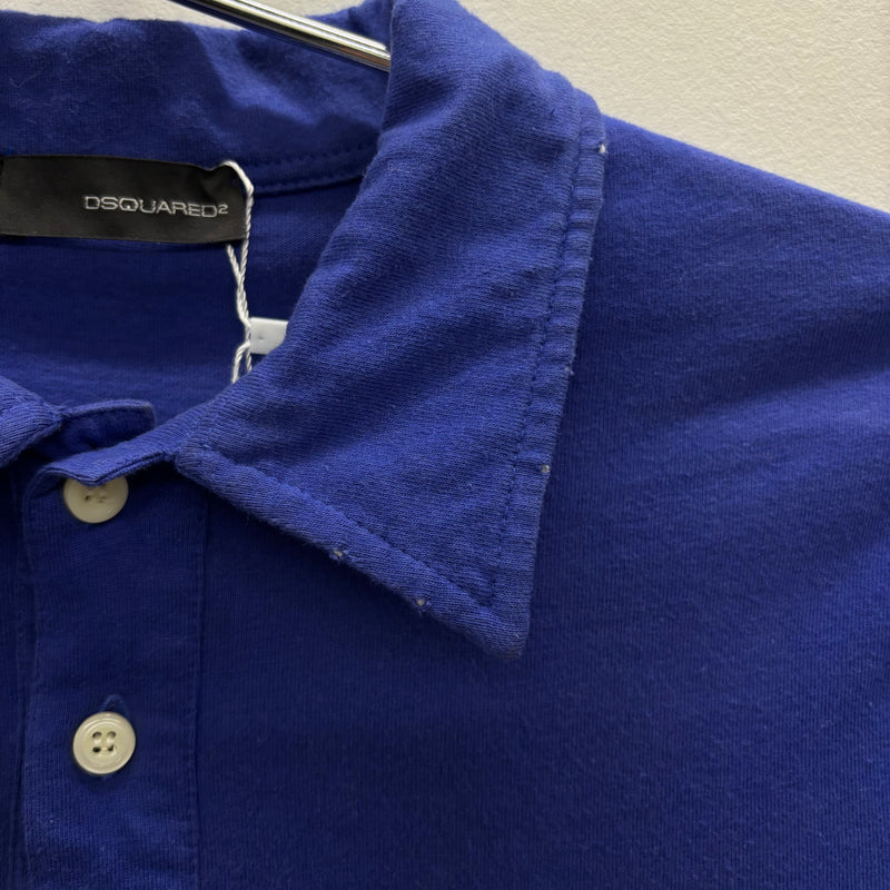 Dsquared2 Long Sleeve Graphic Polo Shirt