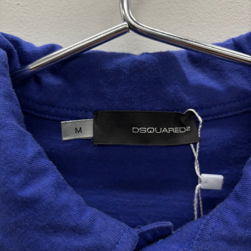 Dsquared2 Long Sleeve Graphic Polo Shirt