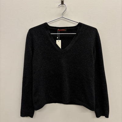 Prada Cropped V-Neck Sweater