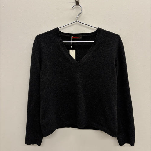 Prada Cropped V-Neck Sweater