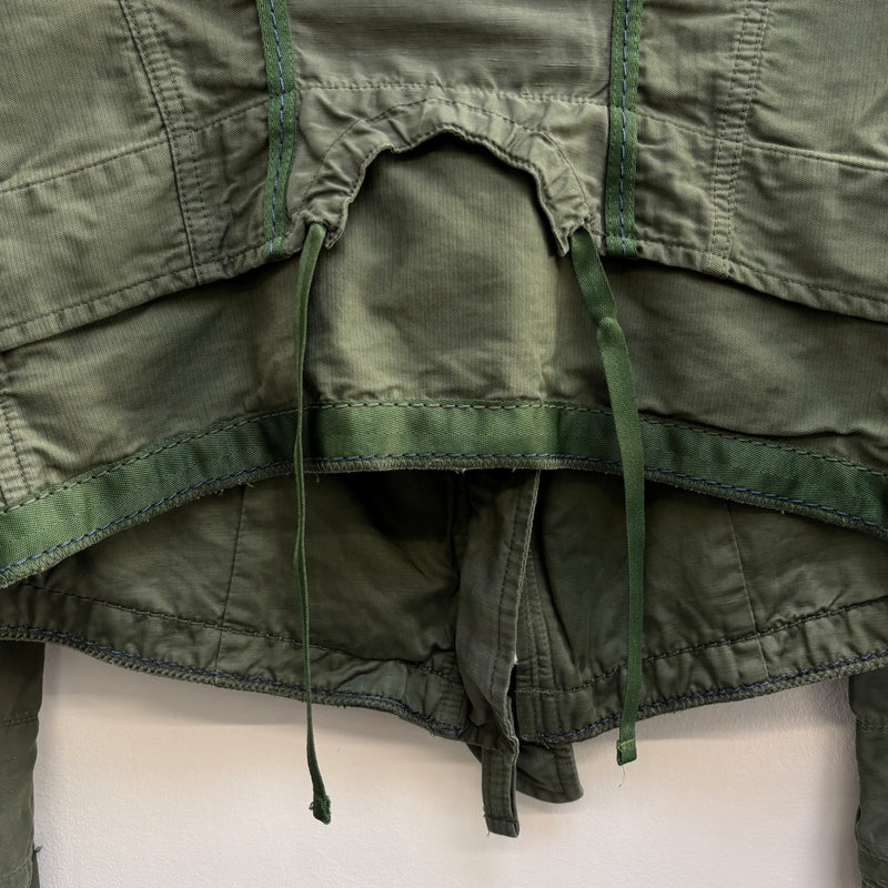 Marithé Francois Girbaud Olive Military Jacket