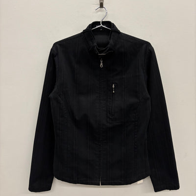 5351 Pour Les Hommes Striped Biker Jacket