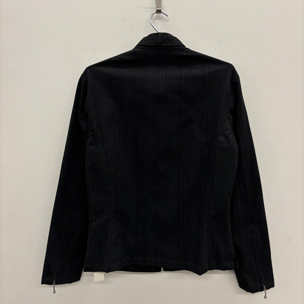 5351 Pour Les Hommes Striped Biker Jacket