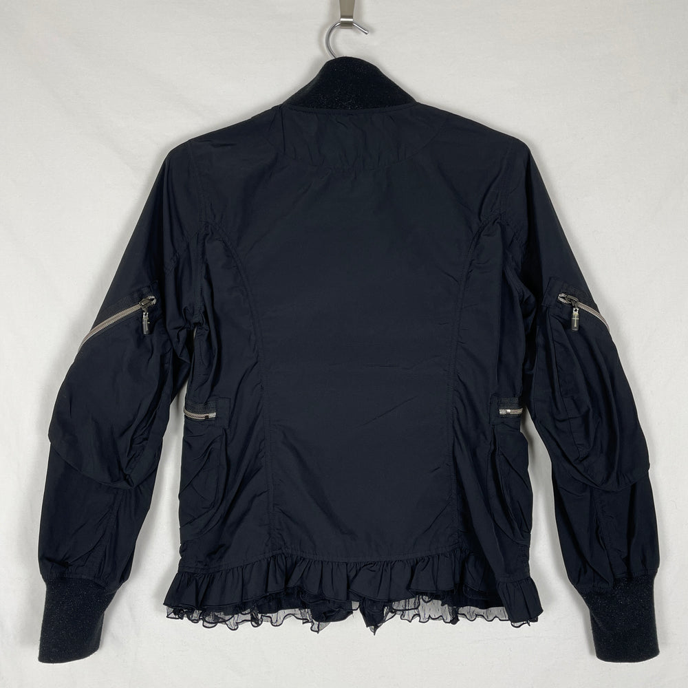 00s Hysteric Glamour Frill Trim Bomber Jacket