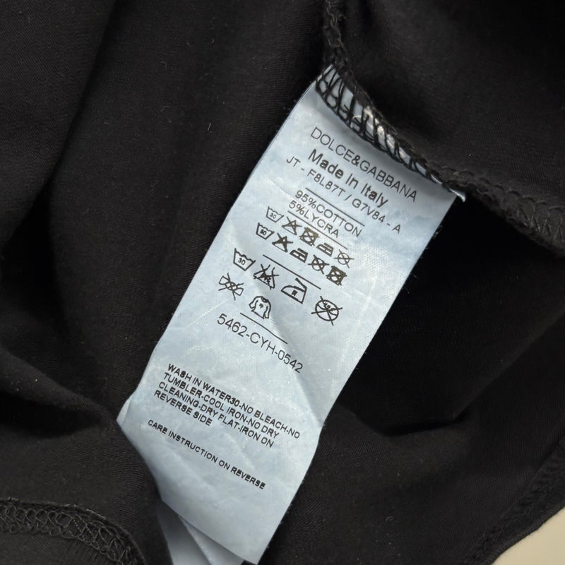 Dolce & Gabbana Black Monica Bellucci Graphic T-Shirt