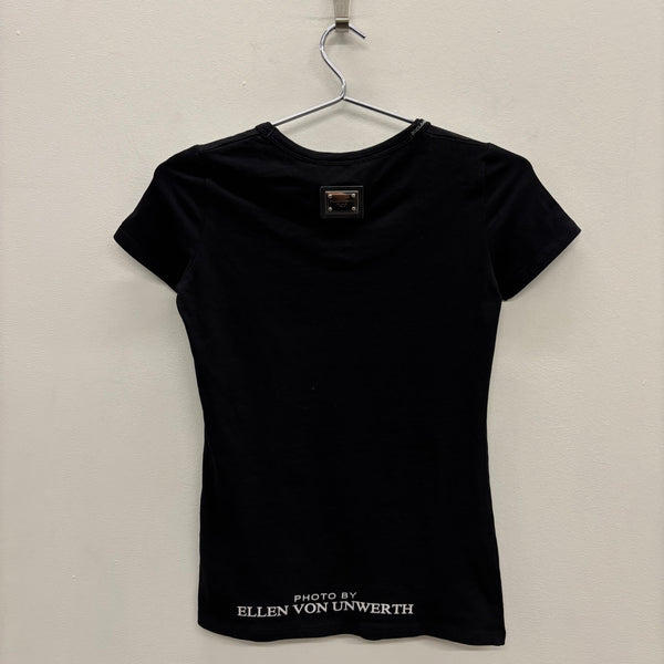 Dolce & Gabbana Black Monica Bellucci Graphic T-Shirt