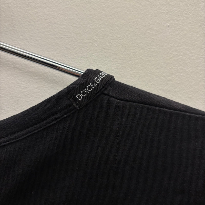 Dolce & Gabbana Black Monica Bellucci Graphic T-Shirt