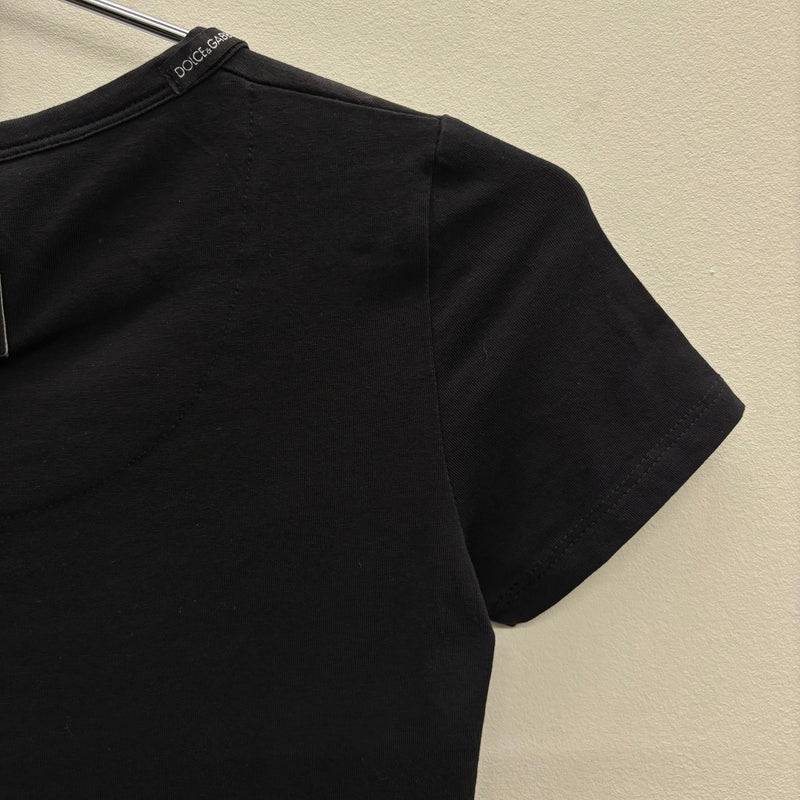 Dolce & Gabbana Black Monica Bellucci Graphic T-Shirt